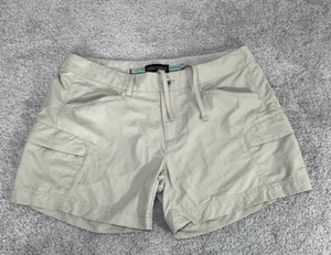 Marmot Women's Hiking Cargo Shorts Size 10 Beige 100% Nylon - Picture 1 of 10