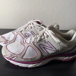 New Balance Mens 790 Running Shoes White Purple W790wf1 Mesh Low Top Mens Size10 - Picture 1 of 23