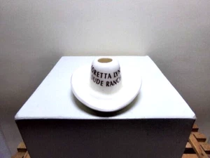 Vintage Loretta Lynn Dude Ranch Souvenir Toothpick Holder - Picture 1 of 5
