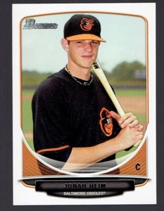 12 JONAH HEIM 2013 BOWMAN DRAFT LOT 1ST YEAR ORIOLES RANGERS RC - Picture 1 of 1