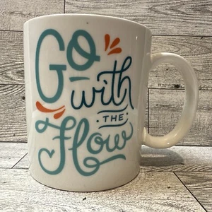 FLOAT ON FRED Go with the Flow Coffee Cup 3.75x3.25” Ceramic - Picture 1 of 7