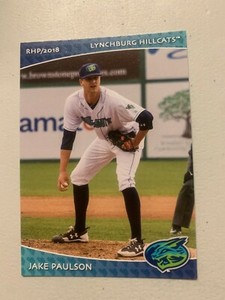 Jake Paulson 2018 Lynchburg Hill Cats Team Card