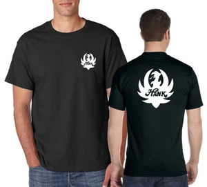 T-Shirt Hank Williams Jr Logo vorne und hinten Druck Bocephus Country Musik S-6XL - Bild 1 von 14