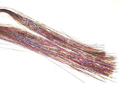 HOLOGRAPHIC FLASHABOU - Fly Tying Materials - Tinsel Flash Material - 2 COLORS - Image 1 of 4