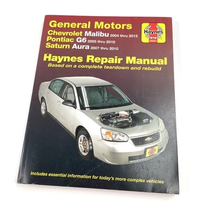 Manual de reparación Haynes 38027 General Motors Chevrolet Malibu 2004-2010 Foto 1 de 4