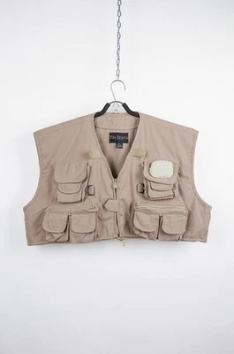 Chaleco Rio Bravo - Vintage Militar Senderismo Recortado Estilo Utilitario - Talla 2XL Foto 1 de 4