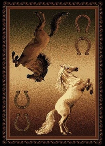 5x8 United Weavers Browns Nature Print Area Rug 910-05850 - Aprx 5' 3" x 7' 2" - Picture 1 of 1