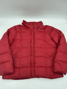 Eddie Bauer Jacket Mens XL Red Puffer EB700 Goose Down Fill Quilted Heavyweight - Imagen 1 de 10