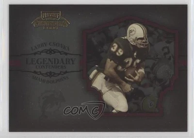 2004 Playoff Contenders Legendary Contenders Red /750 Larry Csonka #LC-7 HOF - Image 1 of 2