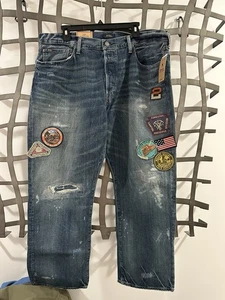 Jeans Polo Ralph Lauren Vintage Clásicos PRL Mojave Desert Trails Parche 38 X 30 - Imagen 1 de 4