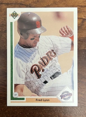 1991 Upper Deck Fred Lynn San Diego Padres #273 - Image 1 of 2