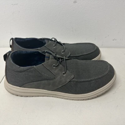 Nunn Bush Men's Brewski Wallabee Canvas Moc Toe Slip On Grey Size 12 - Изображение 1 из 4
