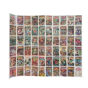 1984 MARVEL COMICS 1ST ISSUE COVERS UNCUT BASE SET CARD SHEET - Picture 1 of 11