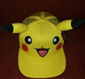Pokemon Pikachu Baseball Cap Snapbacks Adjustable Sun Visor Flat Hat - Bild 1 von 3