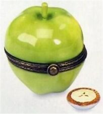 Granny Smith Green Apple & PIE PHB Porcelain Hinged Box New in Box