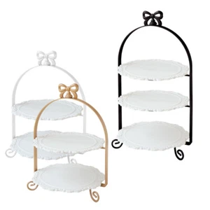 Englischer Afternoon Tea Snackständer Mehrlagig Kuchenständer Ins Style Dessertständer - Bild 1 von 18