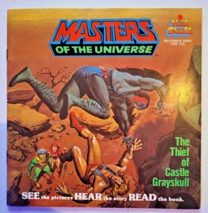 Kid Stuff Masters of the Universe THE THIEF OF CASTLE GRAYSKULL Book & Record - Picture 1 of 5