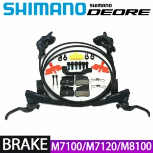 Shimano Deore XT M8100 M8120 SLX M7100 M7120 Front Rear Hydraulic Disc Brake Set - Bild 1 von 10