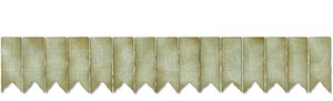 Sizzix Sizzlits Long decorative strip die 658712 RIBBON FLAGS - Picture 1 of 3