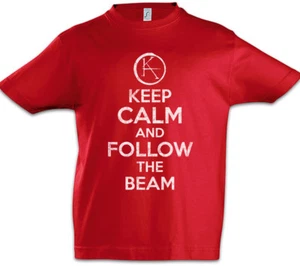 Keep Calm And Follow The Beam Kids Boys T-Shirt The Dark Logo Tower Gan Roland - Picture 1 of 1