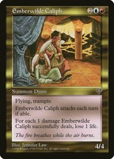 Emberwilde Caliph Mirage PLD Blue Red Rare MAGIC THE GATHERING CARD ABUGames