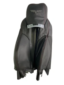 2005-2011 New GM Corvette Passenger Side RH Black Upper Seat Cover - Picture 1 of 3