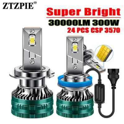 6000K HB3 HB4 9005 H1 H7 H4H11 Lupa Bulb Canbus Led Lamp Car Headlight Fog Light - Image 1 of 4