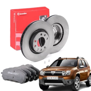 KIT DISCHI E PASTIGLIE ANTERIORI BREMBO DACIA DUSTER 1.5 DCI 1.6 - Imagen 1 de 11