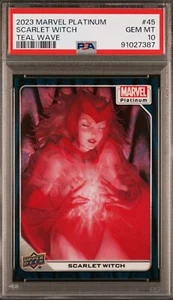 Marvel Platinum Scarlet Witch #45 Teal Wave PSA 10 POP 6 FREE SHIPPING - Picture 1 of 2