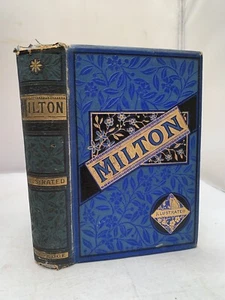1890’s Poetical Works of John Milton - Illustrated - Gilt Decorative HB - Picture 1 of 7