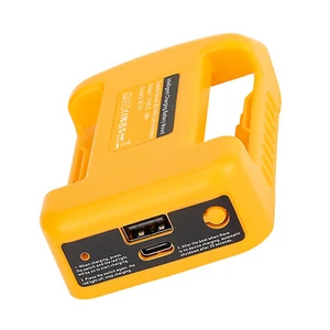 QC3.0 USB Type-C Battery Adapter For Dewalt 20V Li-ion Battery DCB200 DCB206 - Picture 1 of 6