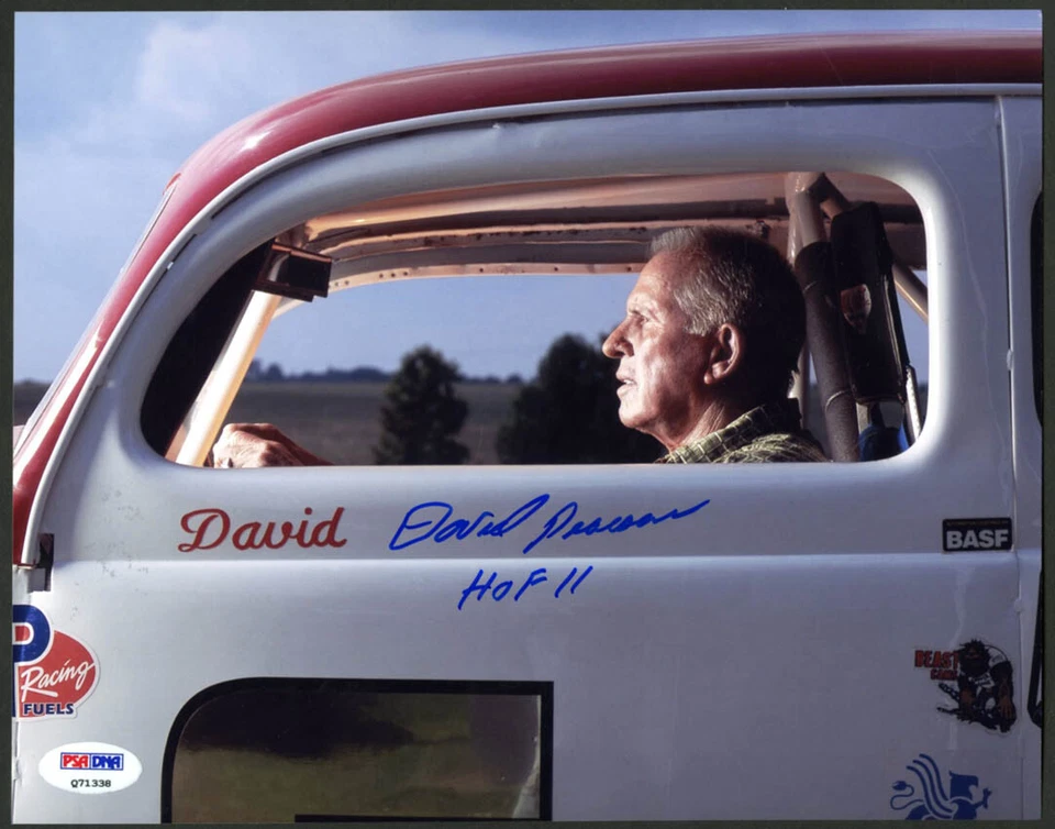 David Pearson SIGNED 8x10  Photo + HOF 2011 NASCAR PSA/DNA AUTOGRAPHED - Image 1 of 1