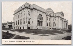 c1909 Iowa Historical Building Des Moines Iowa IA Postcard - Picture 1 of 2