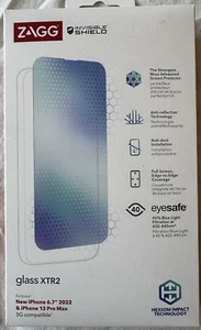 ZAGG InvisibleShield Glass XTR2 Protector Apple iPhone 14 Plus / 13 Pro Max (S1) - Photo 1 sur 2