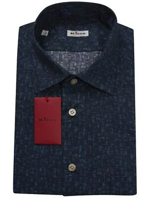NEW KITON MULTICOLOR COTTON SHIRT EU 54 - US 44 - XL US887 - Image 1 of 4