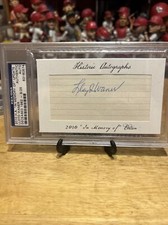 2010 Historic Cut Lloyd Waner PSA/DNA Certified Encased Auto HOF 9/25 Slab