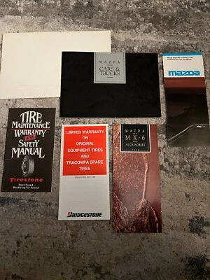 Original 1993 Mazda MX-6 - 93 Owners Documents - Image 1 of 2