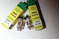 Amperex Matched Pair 6DJ8 ECC88 NOS TV-7A/U Tested 