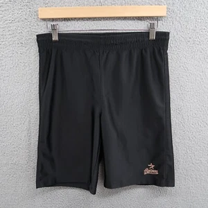 Vintage Houston Astros Shorts Boys Medium Black Stretch Drawstring Athletic - Picture 1 of 12