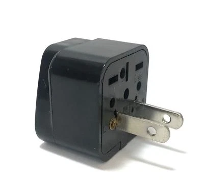 Travel Adapter North American - EU UK Change Foreign Plugs to USA style - Image 1 of 4