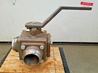 PBM 3" 3-Way Multi-Port Carbon Steel Ball Valve Butt-Weld MPE-19-BW4