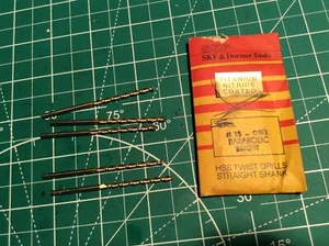 5 Stück Dormer #35 HSS Parabol TiN Bohrer Neu (563) - Bild 1 von 3