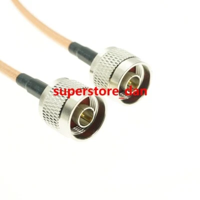  Lote Cable Coaxial Conector Enchufe N Macho a N Tipo RG142 RG-142 M17/60 Coaxial Foto 1 de 4