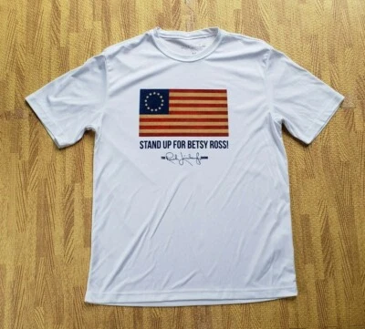 Camisa Rush Limbaugh Stand Up For Betsy Ross Blanca Para Hombre Mediana M SS Foto 1 de 2