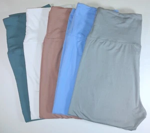 High Waisted Capri Leggings/Pants - Set of 5 - Womens Workout/Yoga SZ L-XL - Picture 1 of 8