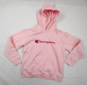 Champion Girls Youth Large (L) Pink Long Sleeve Hoodie Hooded Sweatshirt - Picture 1 of 11