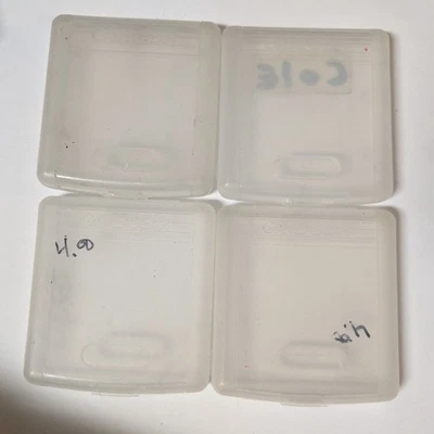 Sega Game Gear Clear Plastic Dust Cover Case - Lot Of 4 - CKcx223 - Image 1 of 4