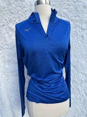 Top Mizuno Mujer Azul Manga Larga Talla Mediana Nuevo Foto 1 de 4