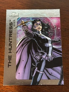 Tarjeta base Batman 2025 UD Skybox Metal DC Universe Det. The Huntress #7 HÉROE - Imagen 1 de 1