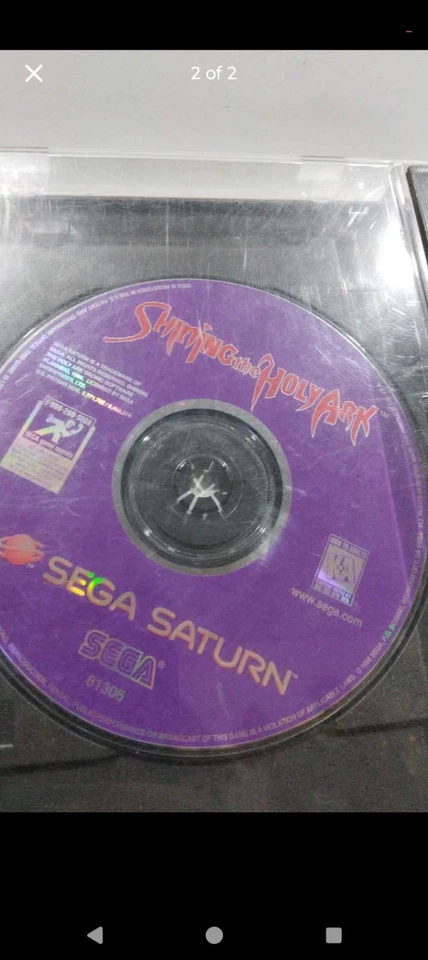 Shining the Holy Ark (Sega Saturn, 1997) Untested No Manual (READ) - Image 1 of 2